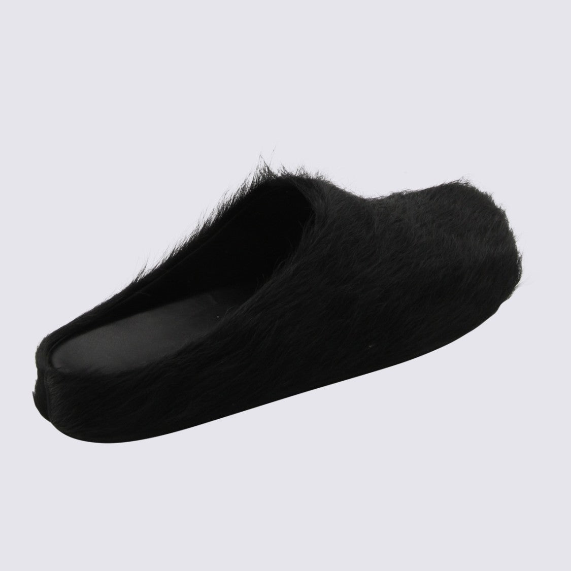 Marni Black Leather Flats