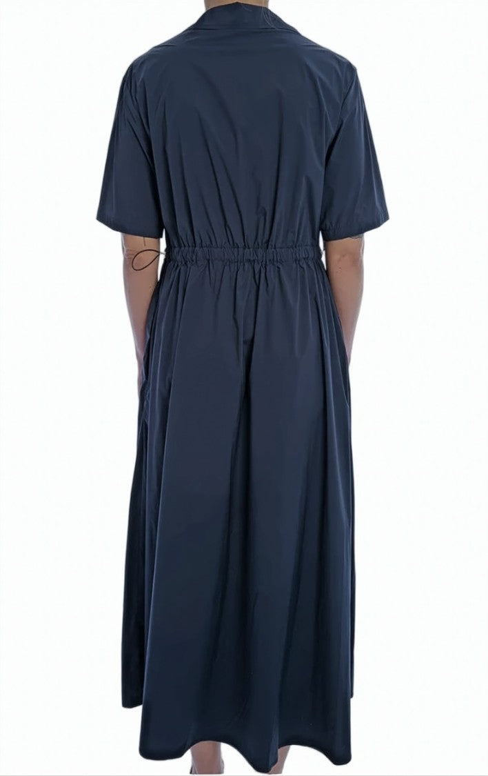 Herno Stretch Nylon Shirt Midi Dress