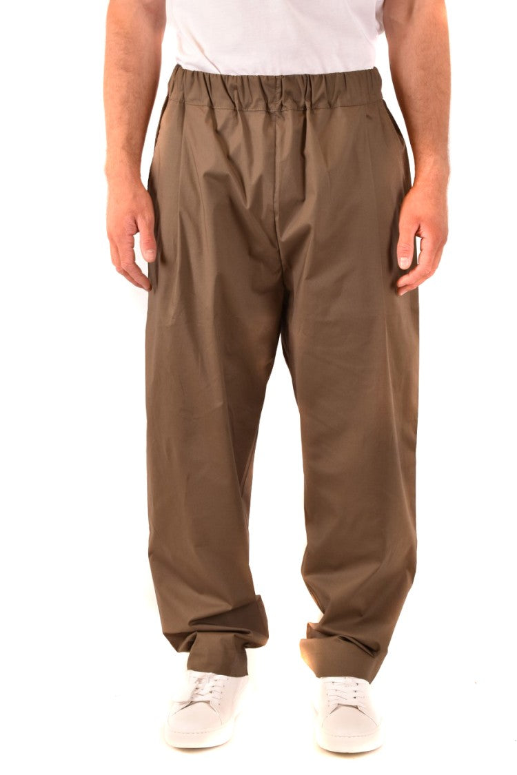 Laneus Loose-Fitting Trousers With Elastic Waistband