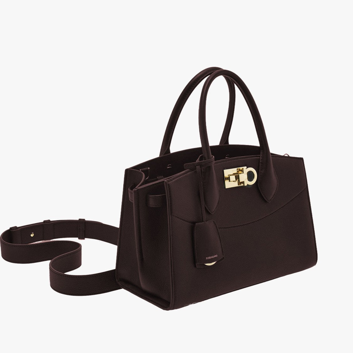 Salvatore Ferragamo Grained Leather Handbag