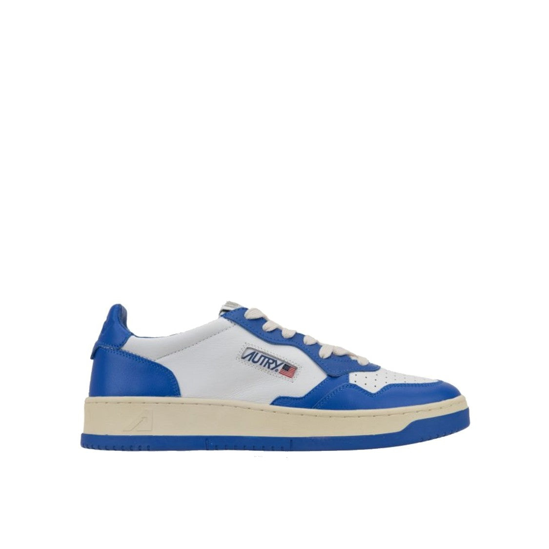 Autry Bicolored Leather Low-Top Sneakers With Contrasting Panels