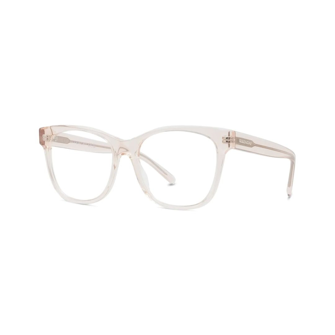 Givenchy Gv50027i Translucent Square Eyeglasses With Slim Temples