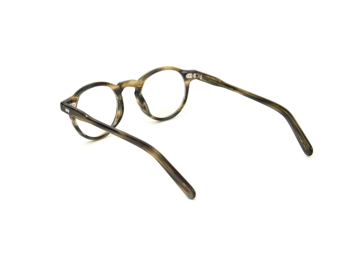 Moscot Tortoiseshell Or-Mil-O Round Acetate Eyeglasses