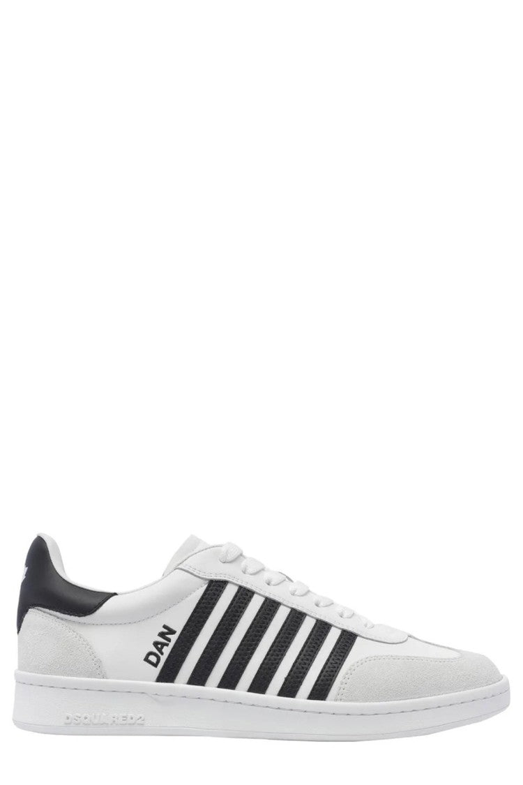 Dsquared2 Multicolor Dan Striped Leather Sneakers