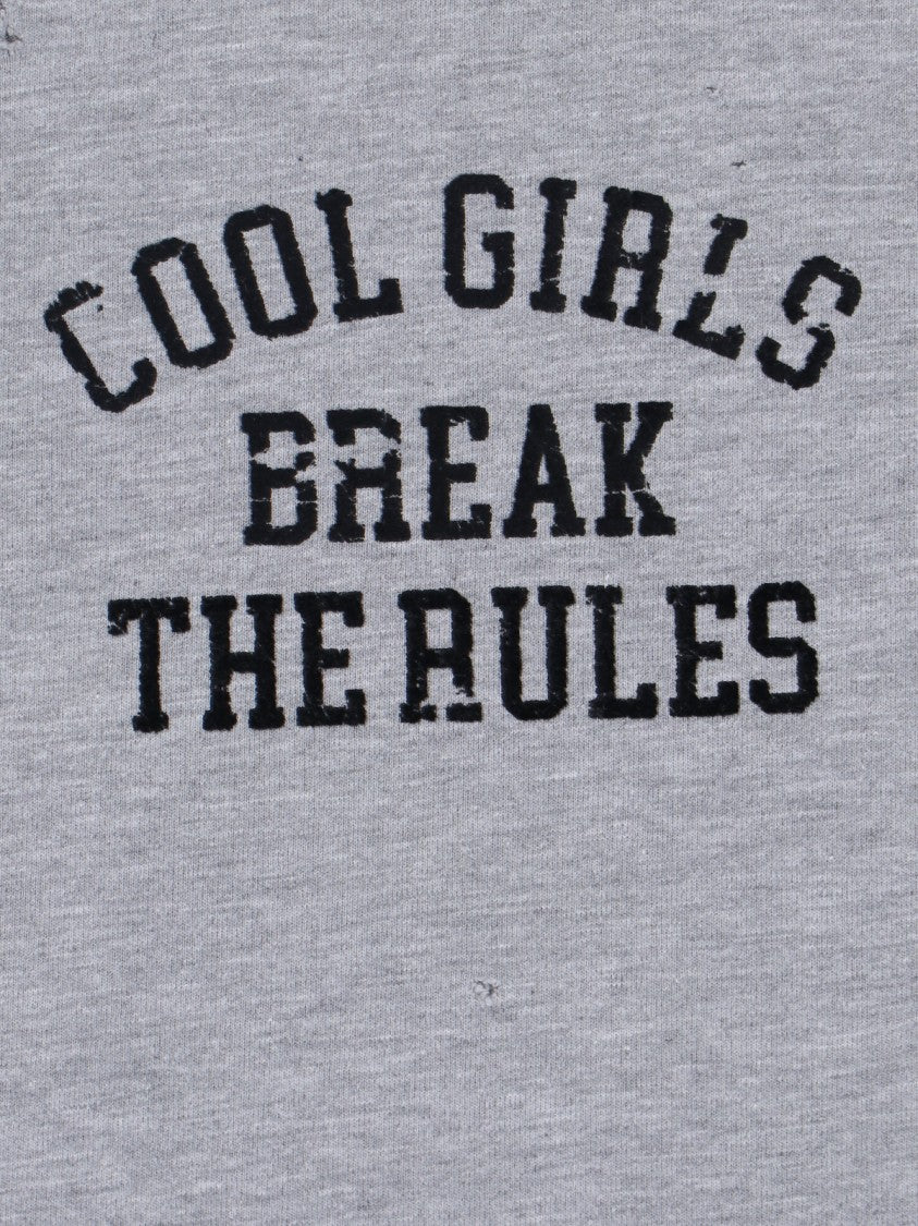 Dolce & Gabbana Cool Girls Brake The Rules T-Shirt – Grey