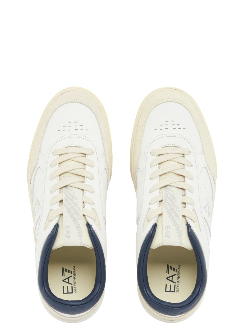 Ea7 Emporio Armani Off-White Otg Low-Top Sneakers