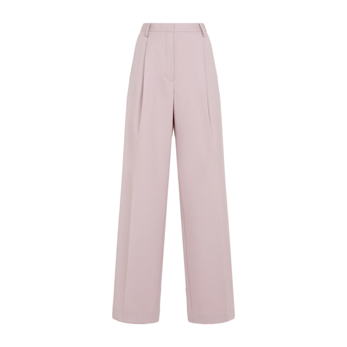 Dries Van Noten Wool Straight Trousers With Pleats And Tailored Fit