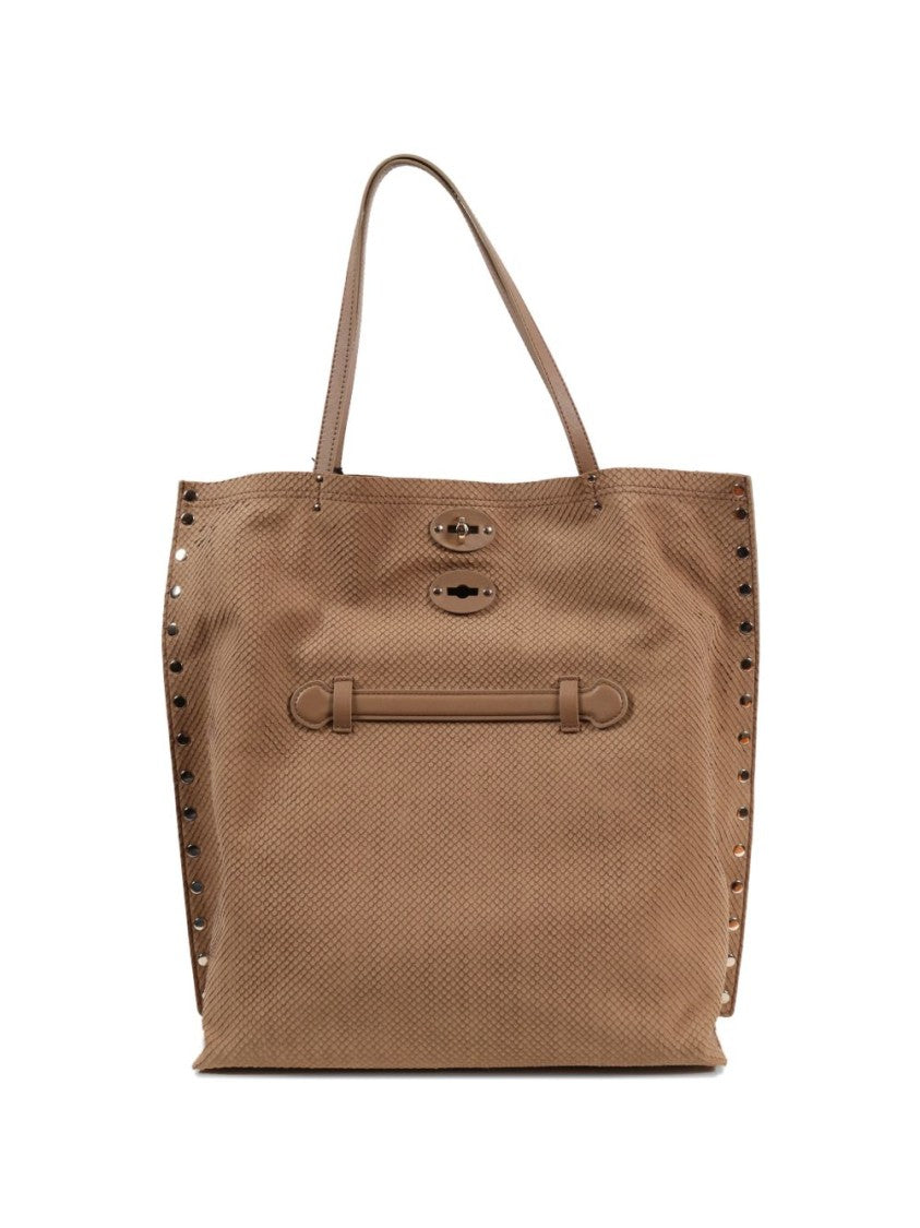 Zanellato Textured Calf Leather Handbag