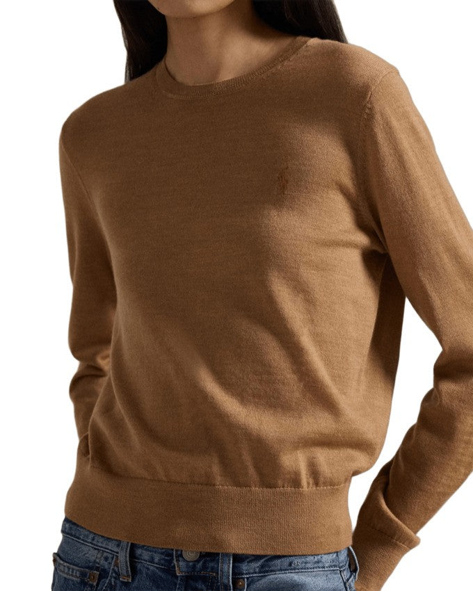 Polo Ralph Lauren Medium-Weight Italian Wool Crewneck Sweatshirt