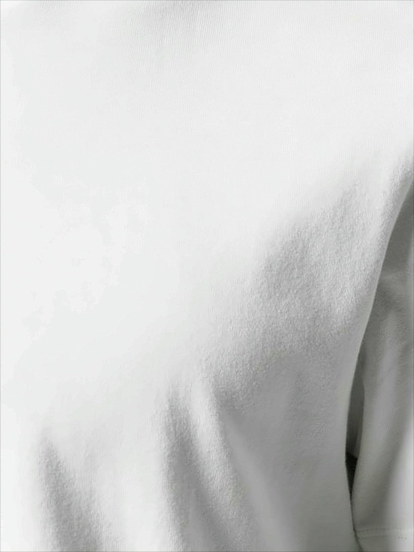 Thom Browne Short-Sleeved Cotton T-Shirt With Signature Stripe Detail