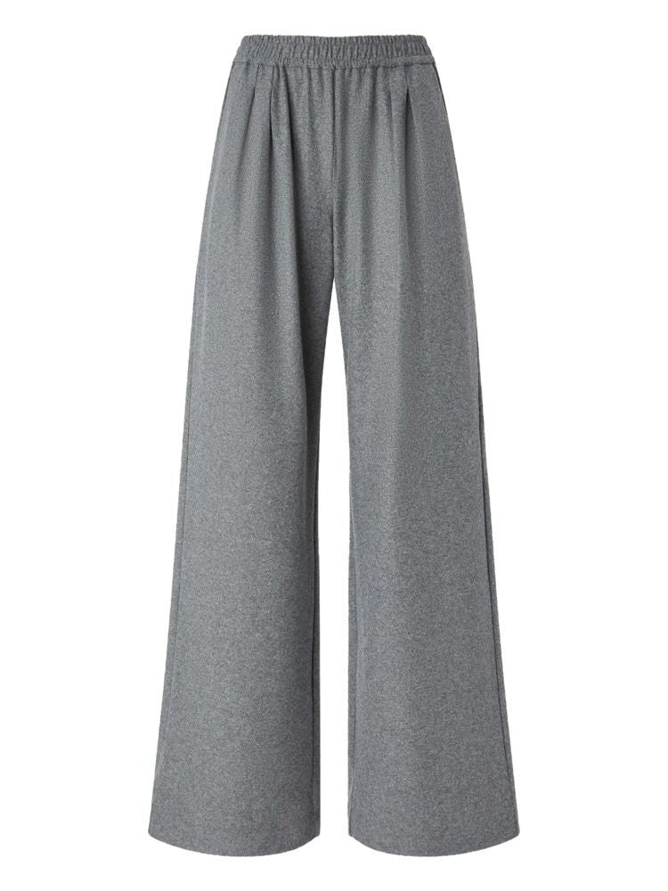 Pinko Wide-Leg Trousers With Relaxed Fit And Elastic Waistband