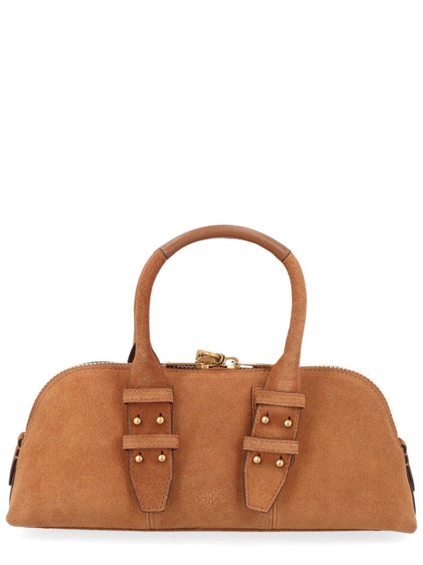 Pinko Escape Bag Small Suede Handbag