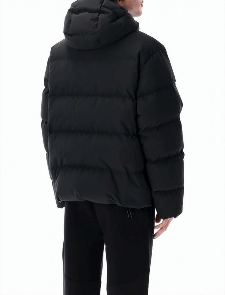 Moncler Boxy Black Down Jacket With Hood