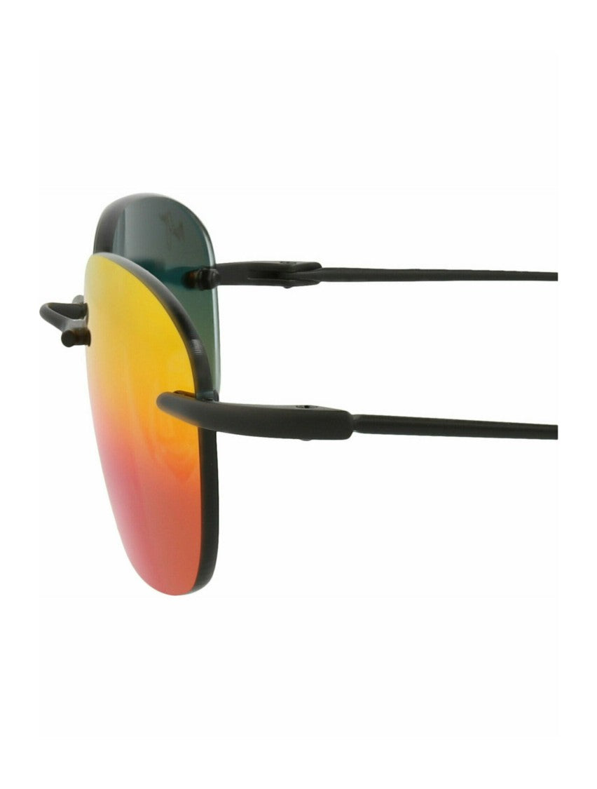 Maui Jim Round-Frame Memory Metal Sunglasses With Gradient Tint