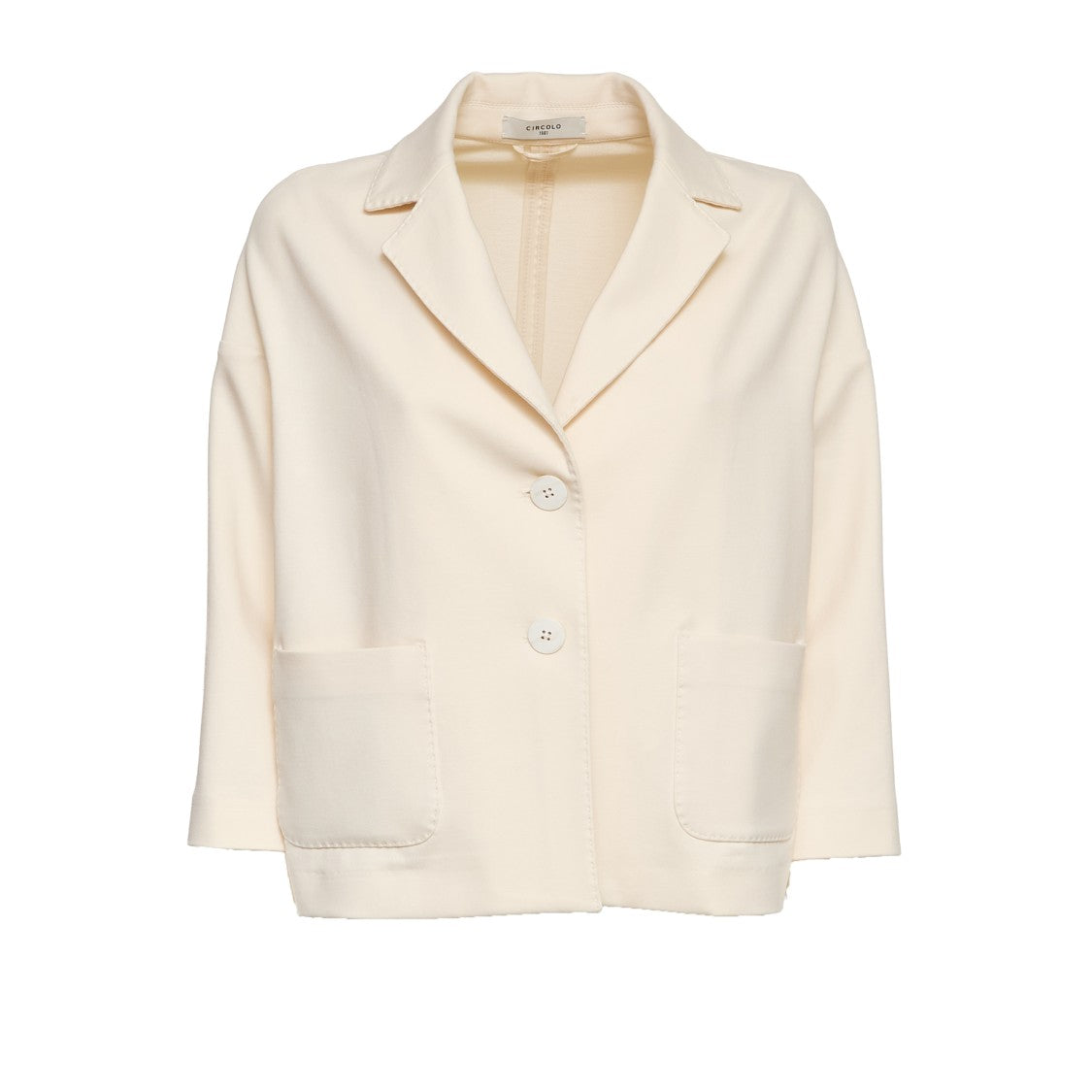 Circolo 1901 Drop Shoulder Fleece Single-Breasted Blazer
