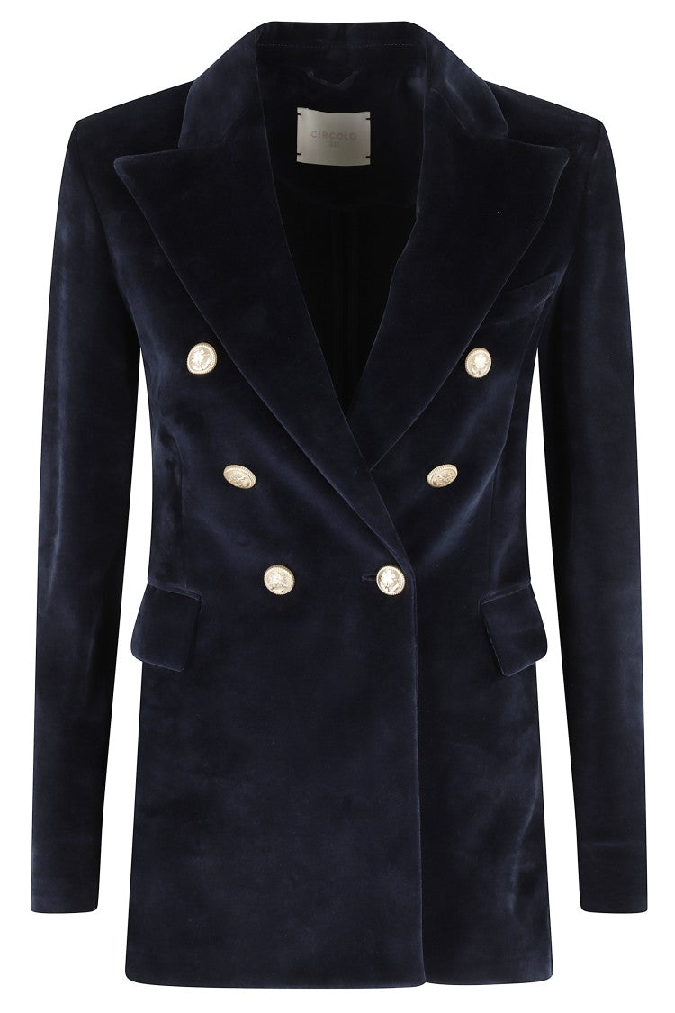 Circolo 1901 Double-Breasted Chenille Jacket