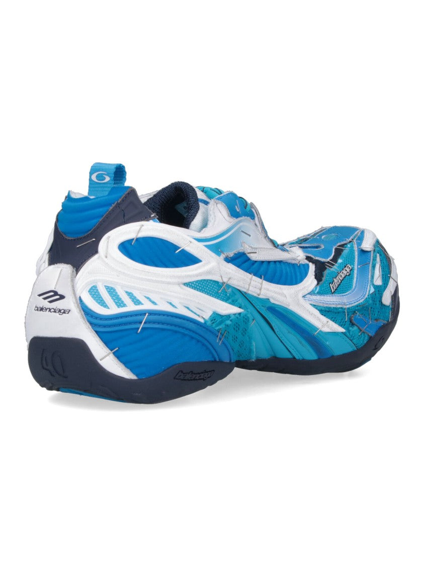 Balenciaga "Soleless" Sneakers – Light Blue