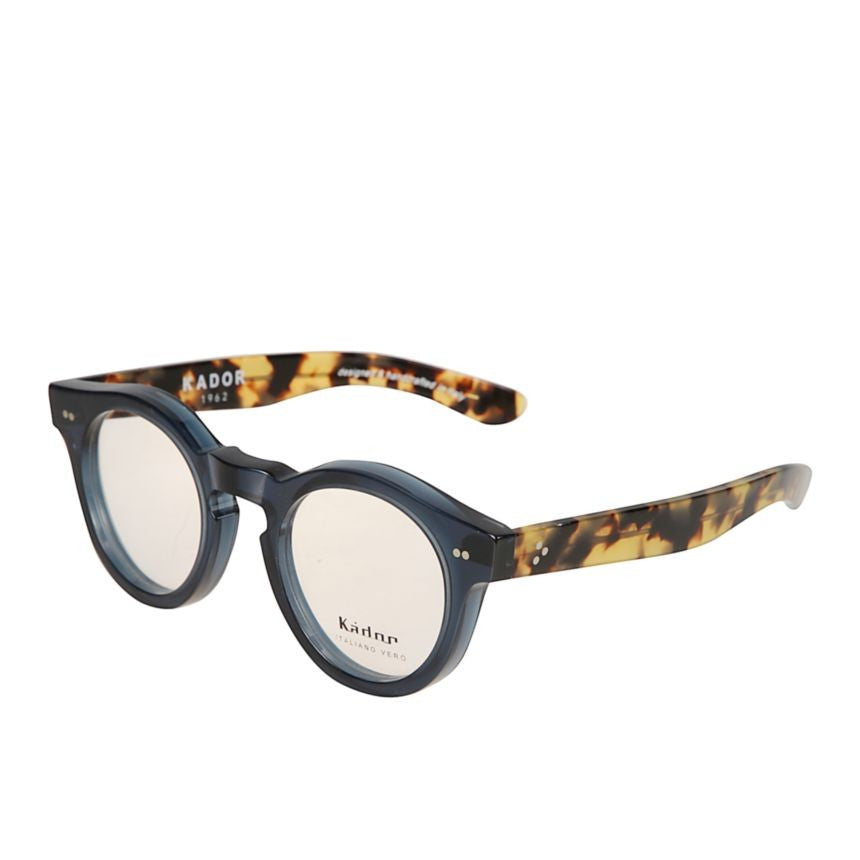 Kador Mondo Translucent Round Sunglasses With Tortoiseshell Accents