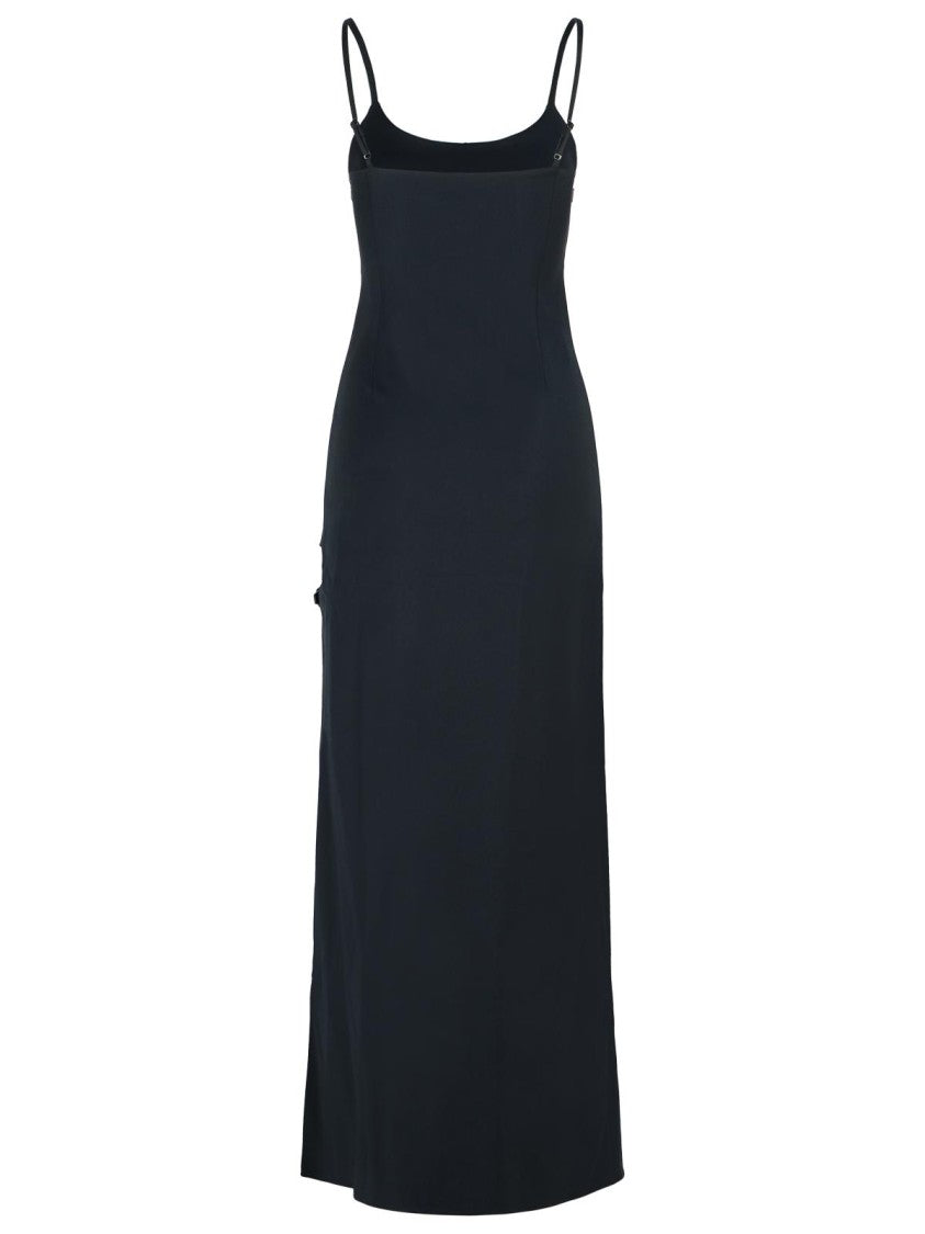 Coperni Black Cotton Blend Dress