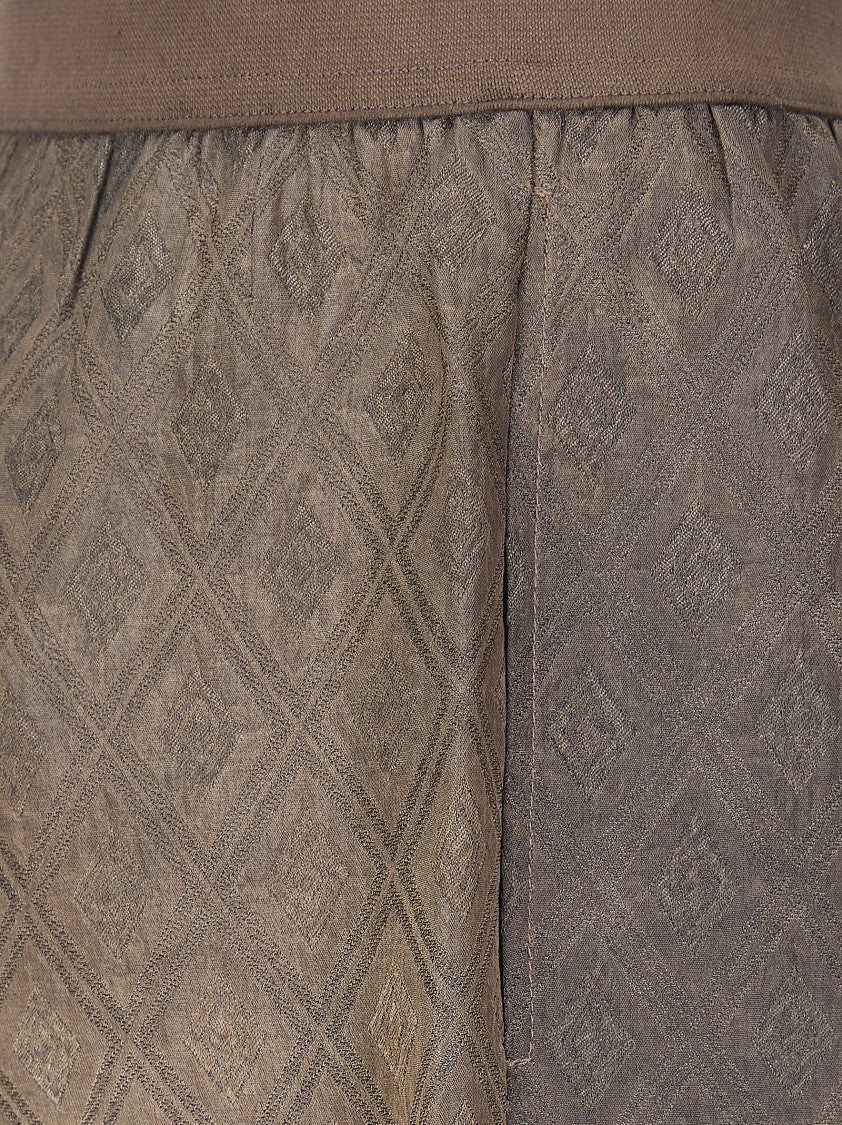 Uma Wang Palmer Geometric Pants