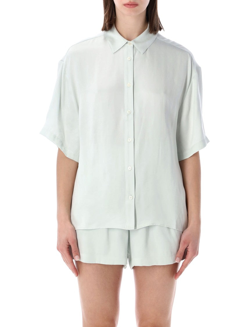 Anine Bing Coco Fluid Spring Mint Shirt