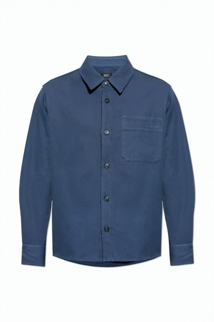 A.P.C. Button-Up Jacket With Structured Collar