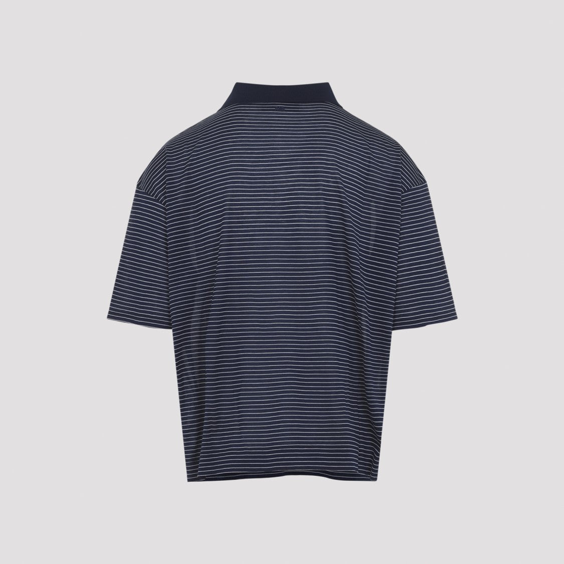 Ami Paris Cotton Crewneck Polo T-Shirt