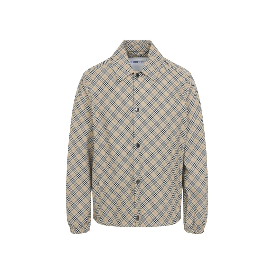 Burberry Slindon Check Beige Polyamide Jacket