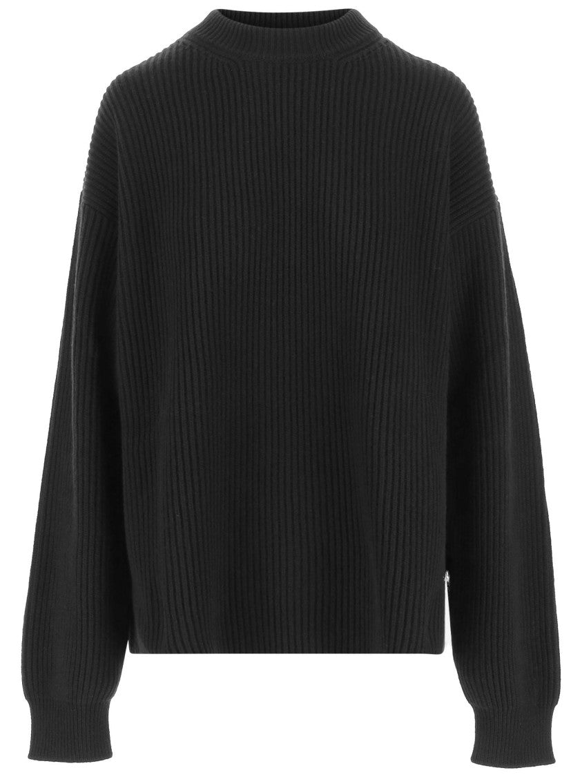 Jil Sander Ribbed Knit Wool Sweater