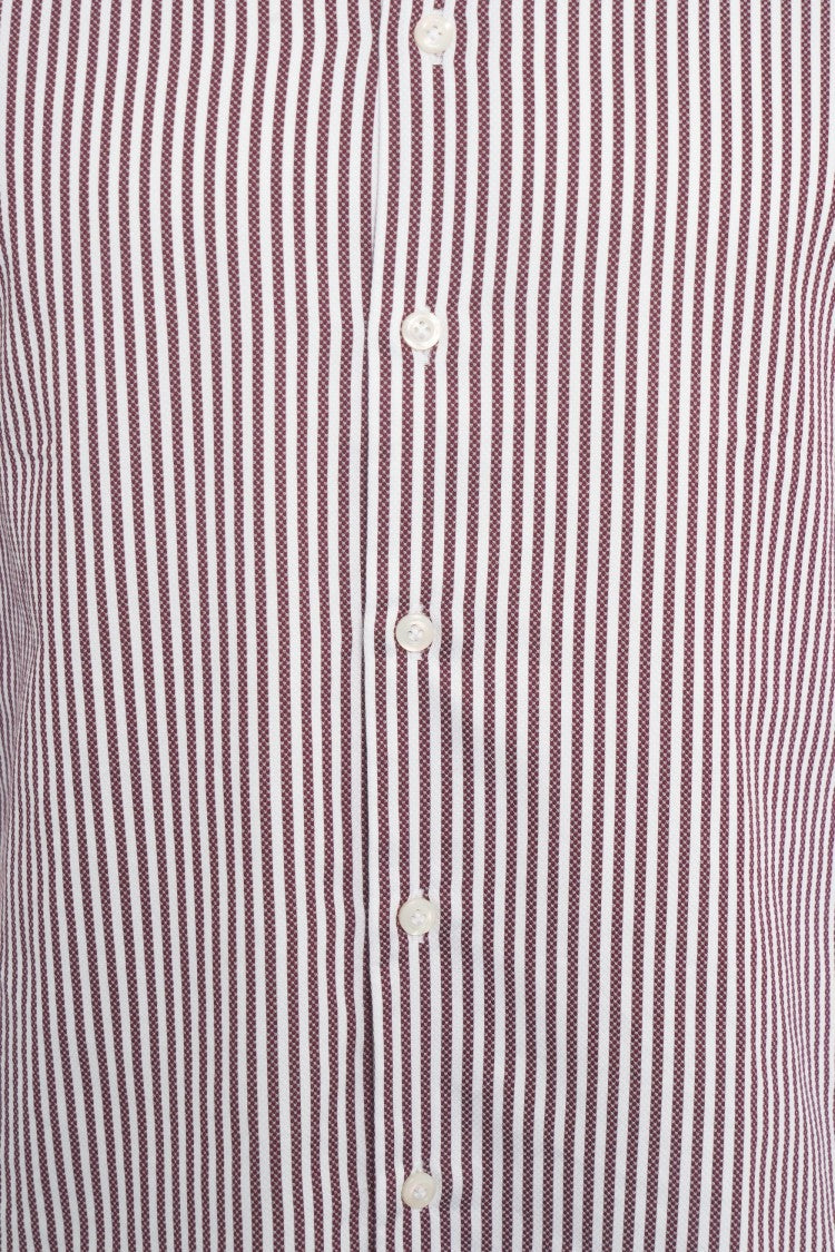 Bastoncino Refined Striped Shirt With Classic Button-Down Collar