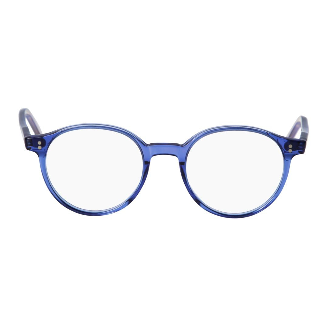 Kador Panto/N Translucent Blue Gradient Round Frame Eyeglasses