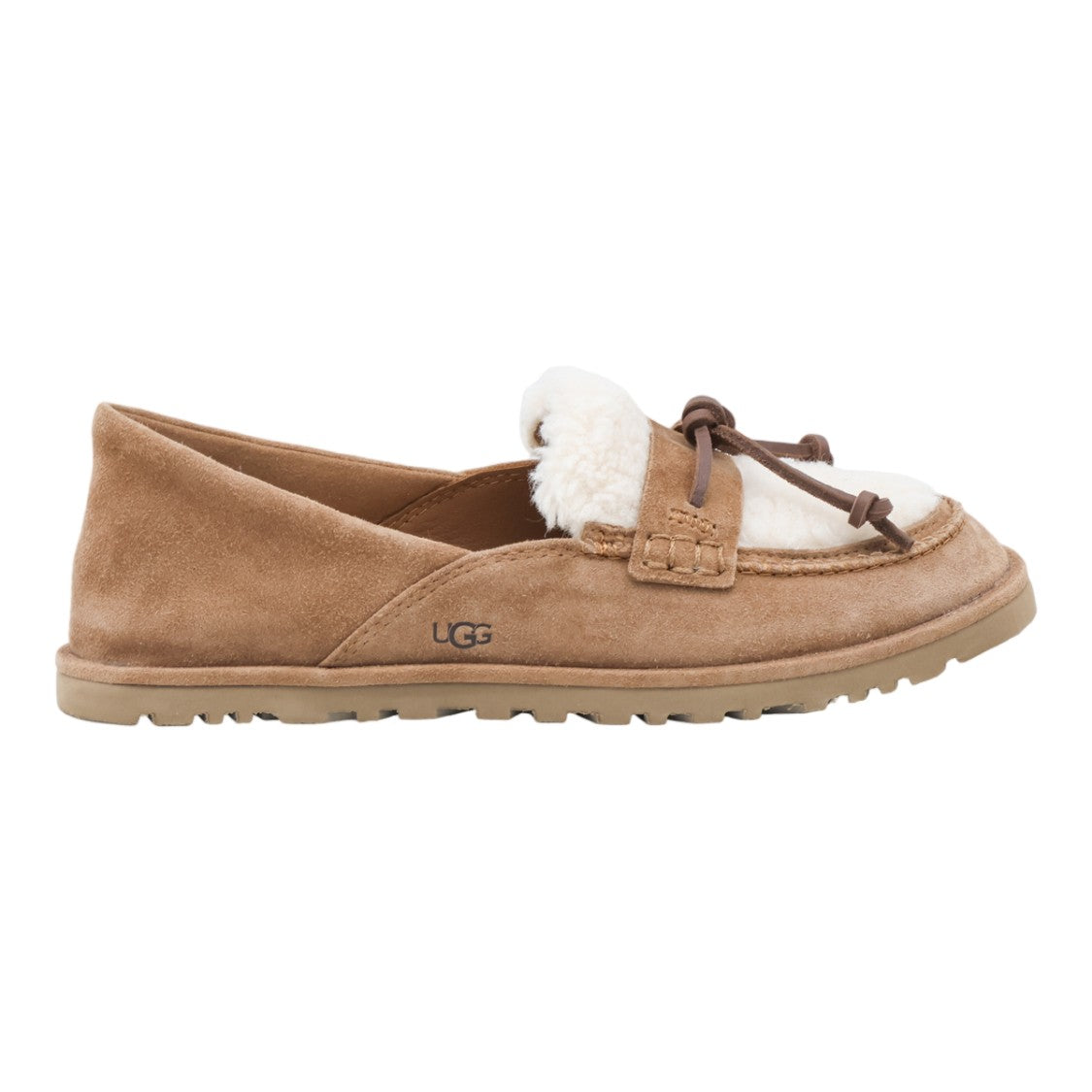 Ugg Soft Suede Plush Shearling Flats