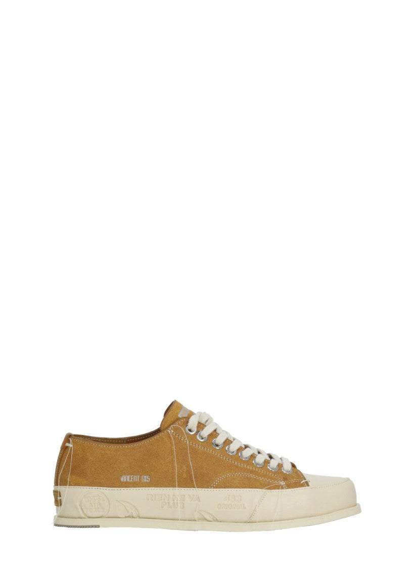 Prmt Ocra Vince 015 Lettering Leather Sneakers
