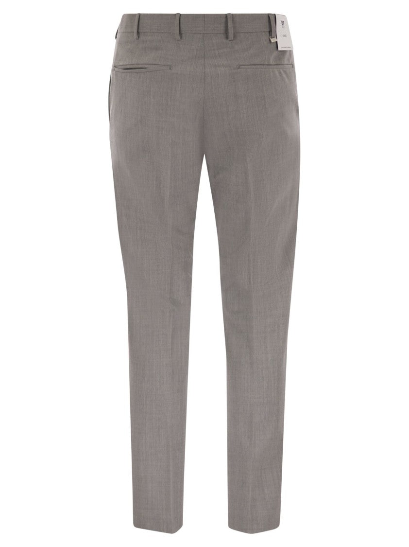 Pt Torino Dieci - Stretch Virgin Wool Trousers
