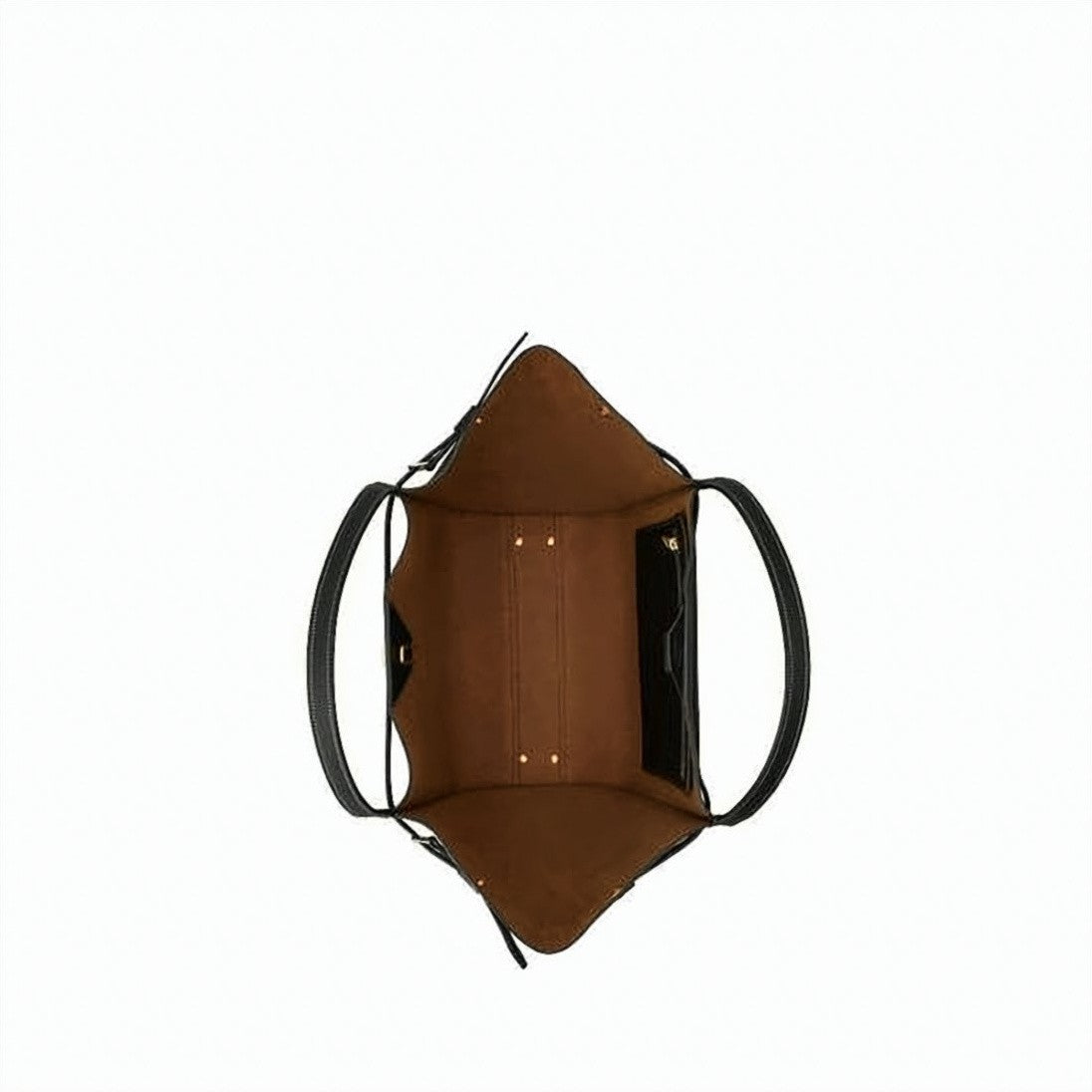 Tod's Trapezoidal Black Calf Leather Shoulder Bag