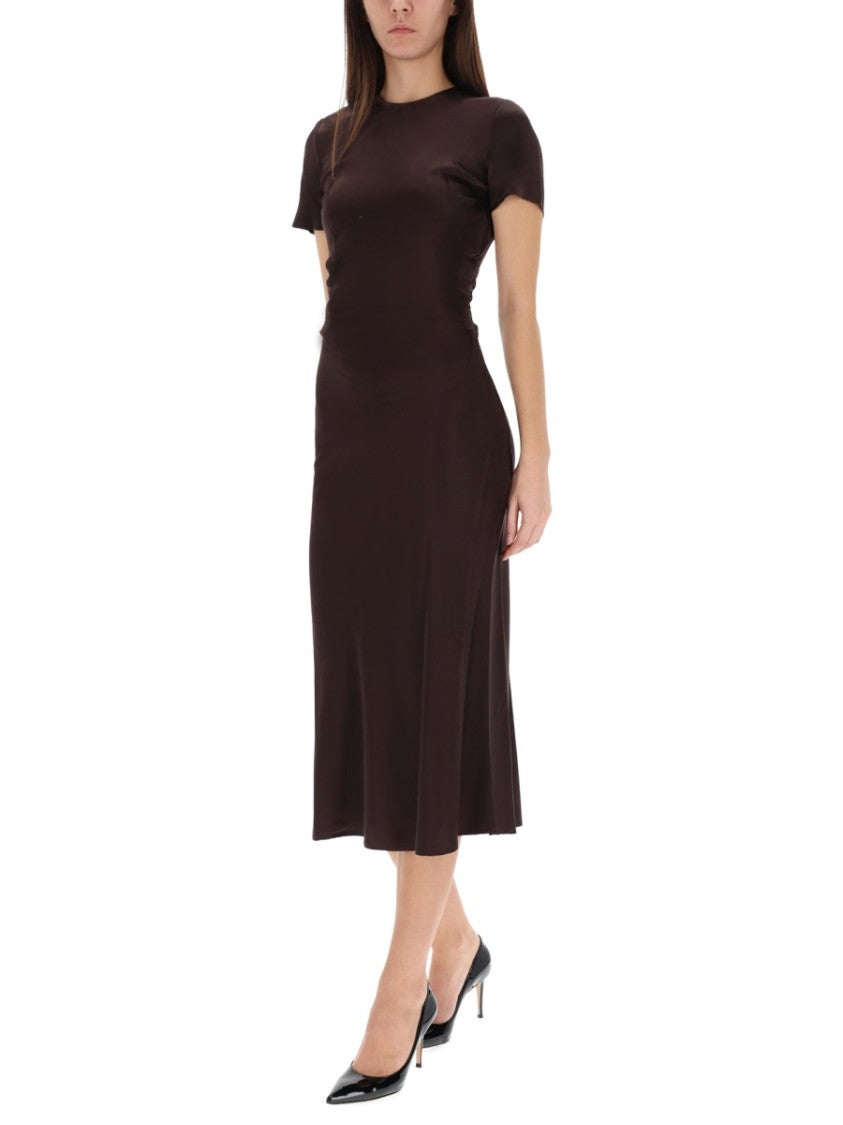 Staud Marcel Silk Blend Midi Dress