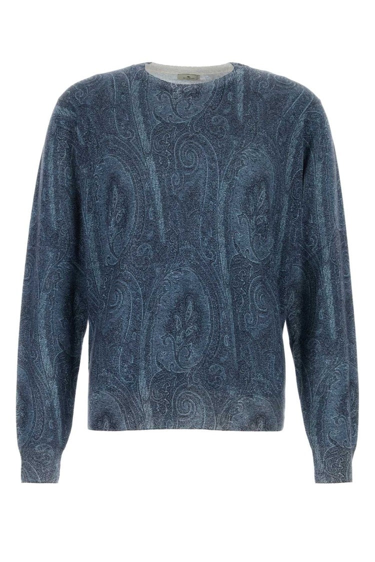 Etro Embroidered Silk Blend Sweater