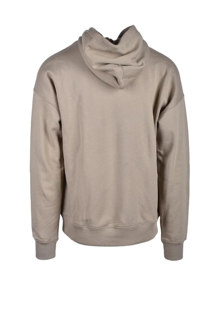 Diesel Beige Relaxed Cotton Sweatshirt