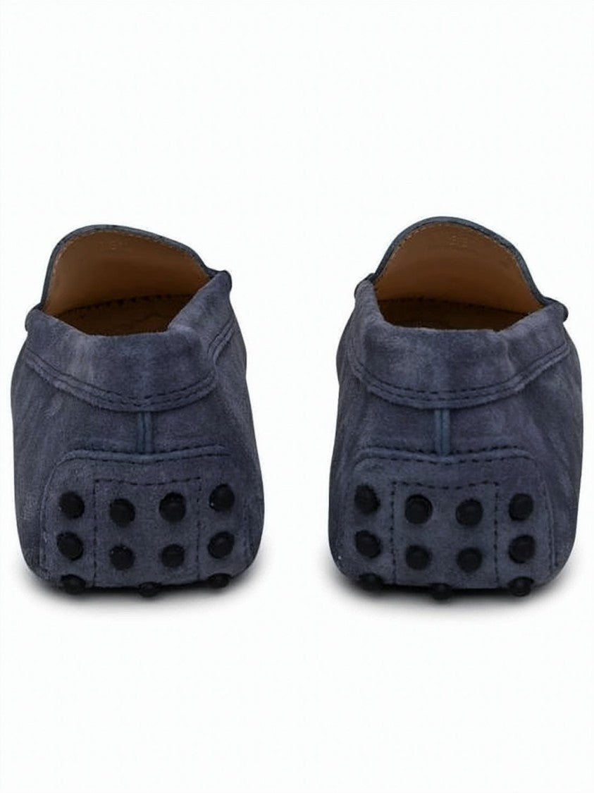 Tod's Soft Suede Loafers With Classic Penny Strap