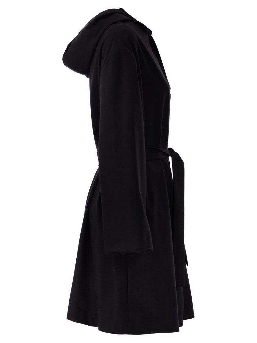 Herno Hooded Wool And Nylon Reversible Coat