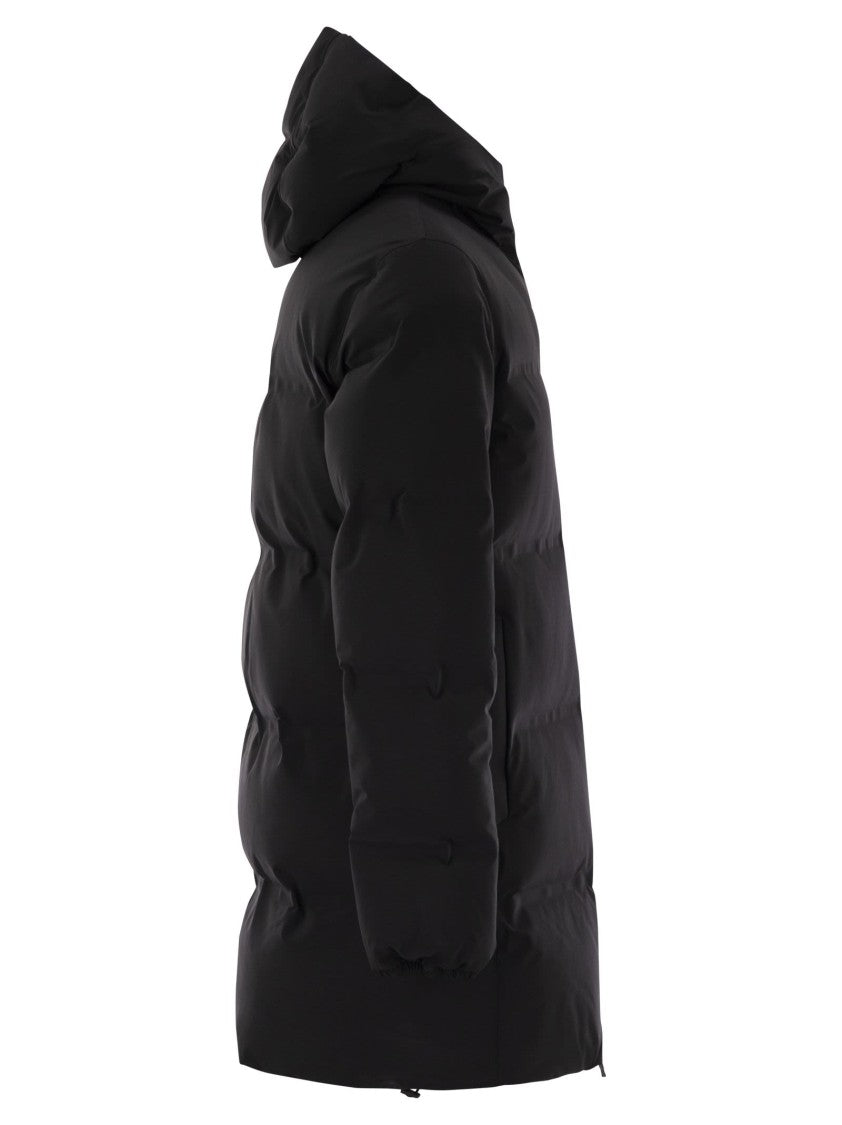 Herno New Impact Long Down Jacket With Hood