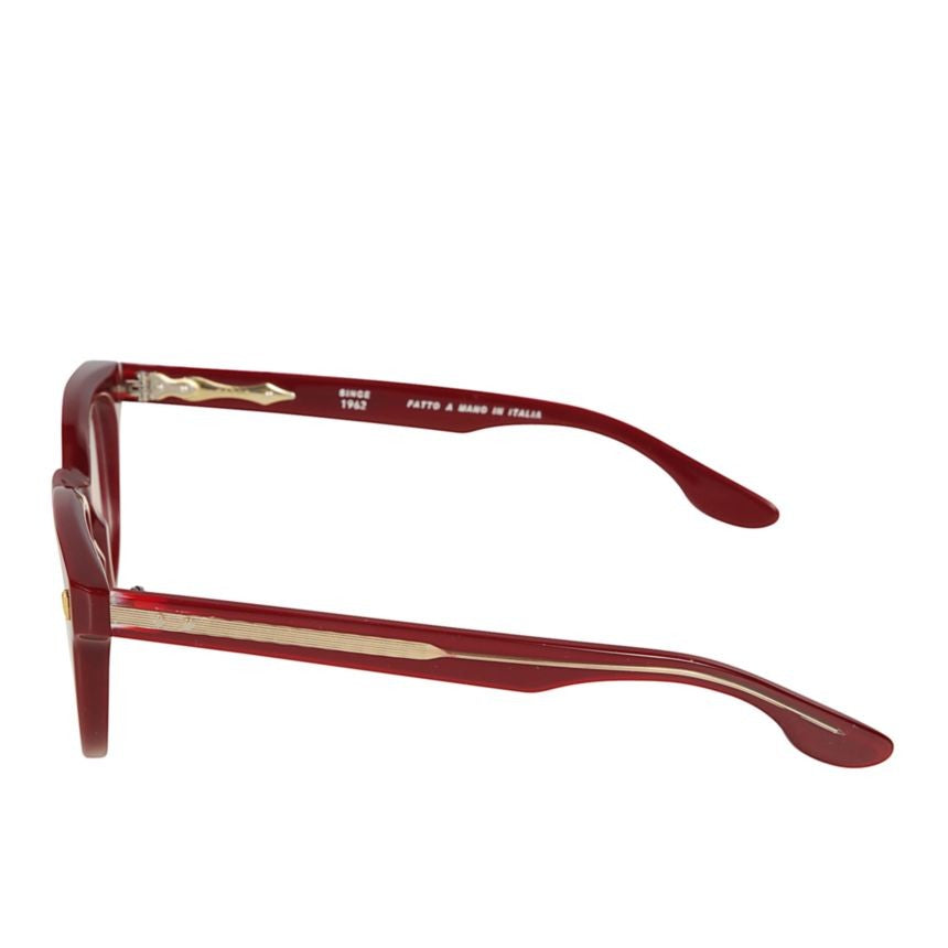 Kador Premium 11 Bold Rounded Frame Eyeglasses With Gold Accents