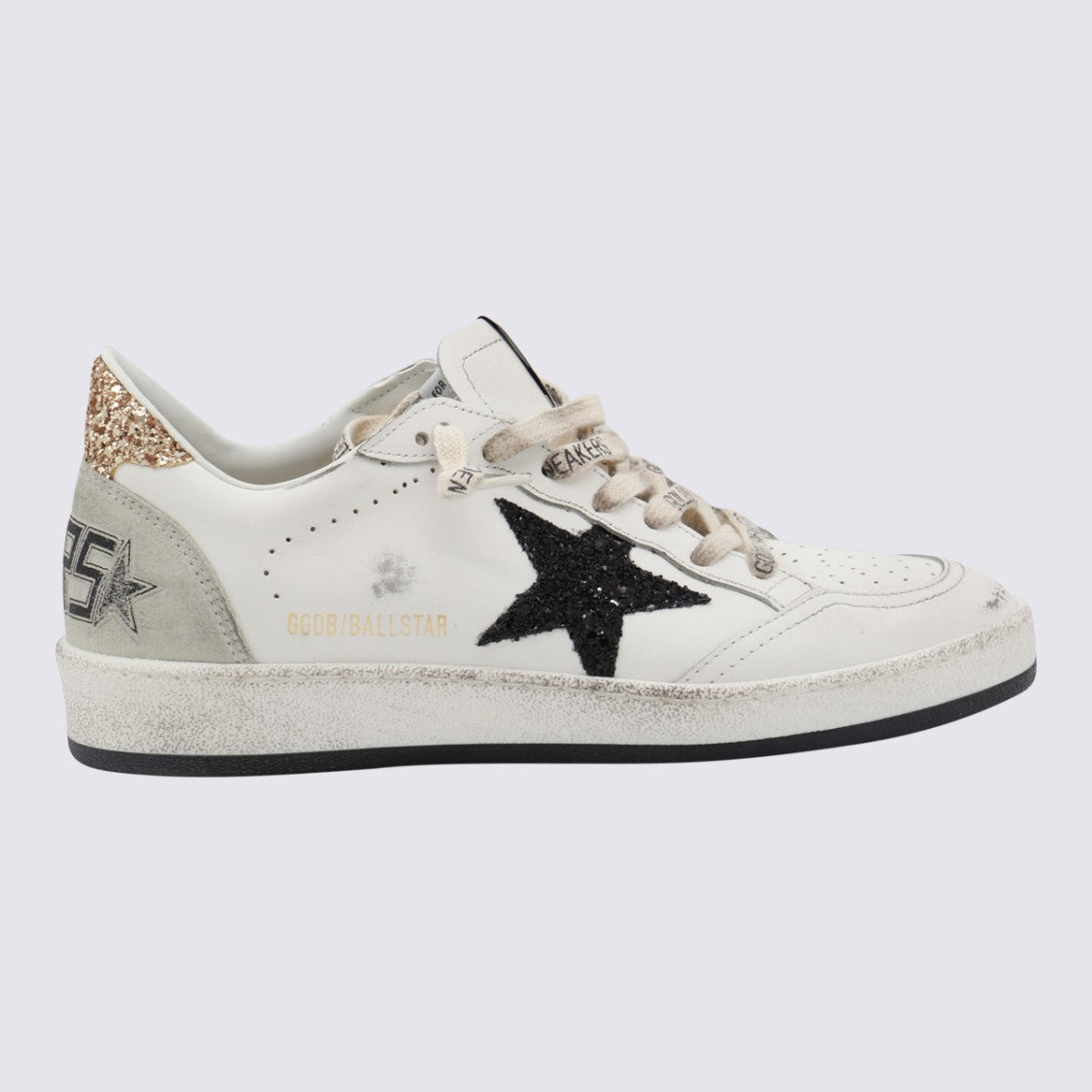 Golden Goose White Ball Star Leather Low Top Sneakers