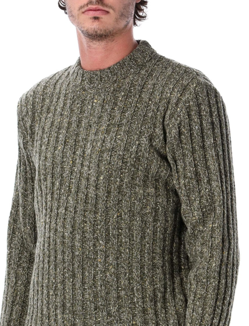 Golden Goose Ribbed Knit Textured Sweater