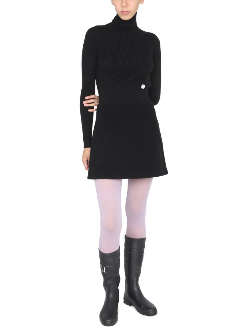 Patou Fitted Ribbed Turtleneck Shirt