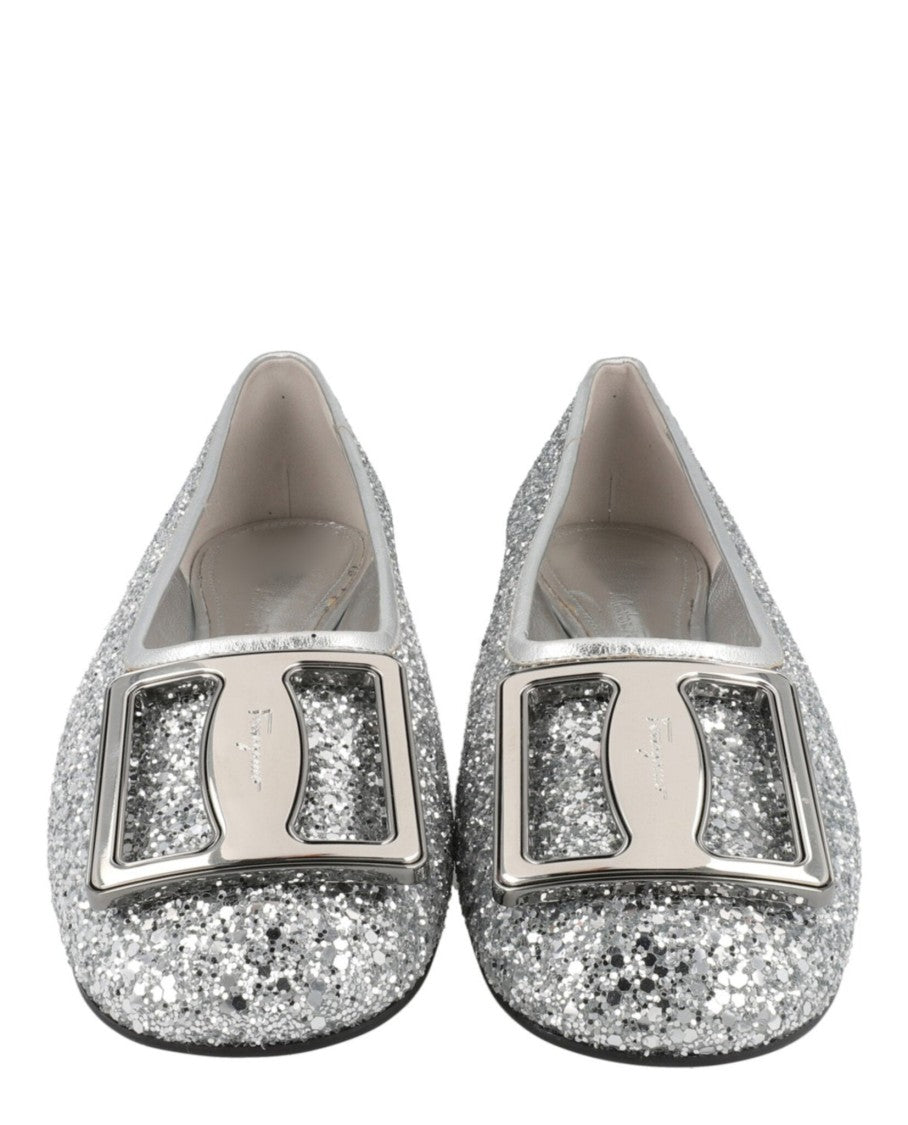 Ferragamo Myrna 15 Glitter Flats