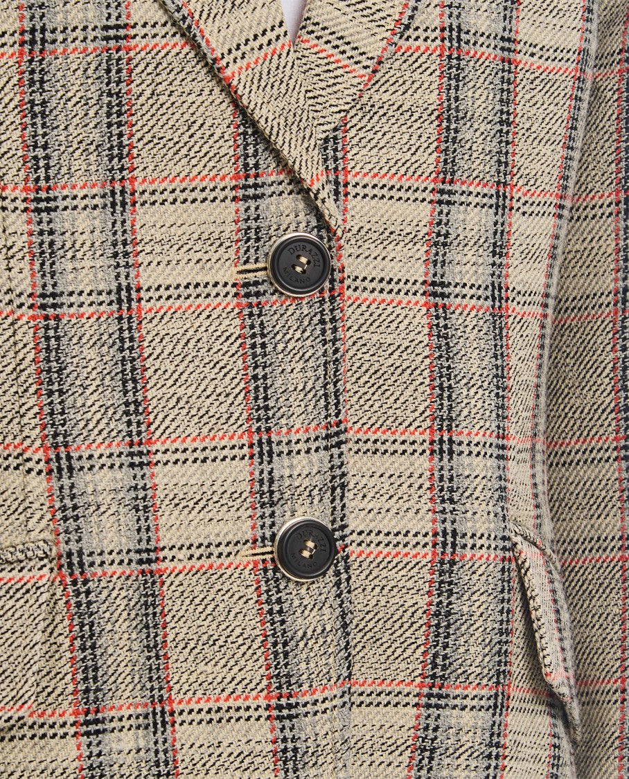 Durazzi Milano Checked Tailored Jacket