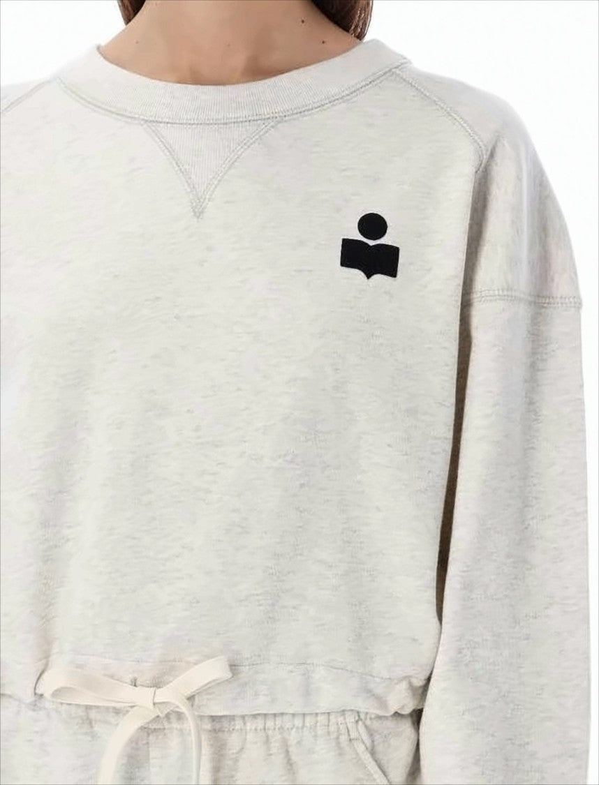 Isabel Marant Relaxed Fit Long-Sleeve Sweatshirt With Subtle Drawstring