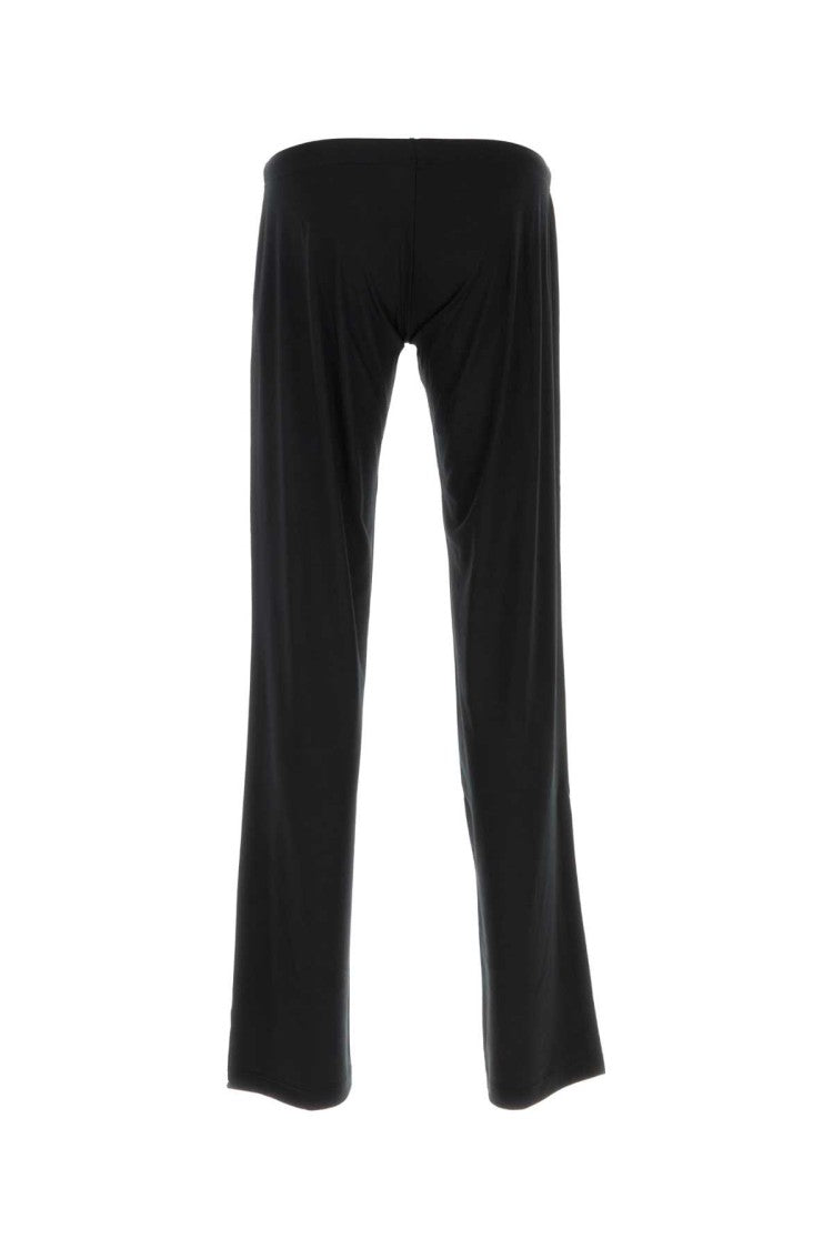 Balenciaga Black Stretch Modal Joggers