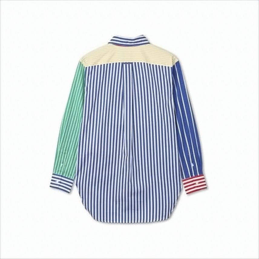 Polo Ralph Lauren Bold Multi-Striped Button-Up Shirt With Contrast Yoke
